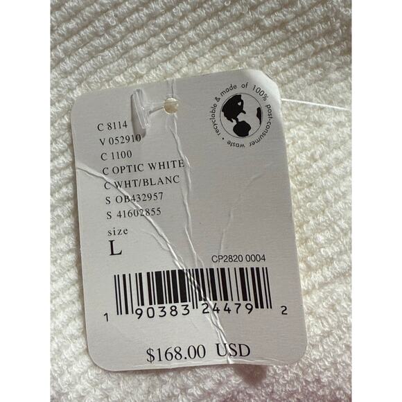 Free People Ottoman Sweater Mock Neck Slouchy Tunic OB432957 Womens Large White - Picture 3 of 11